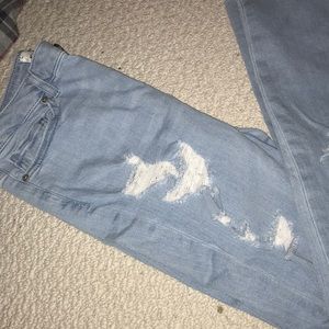 Brand new light blue ripped jeans